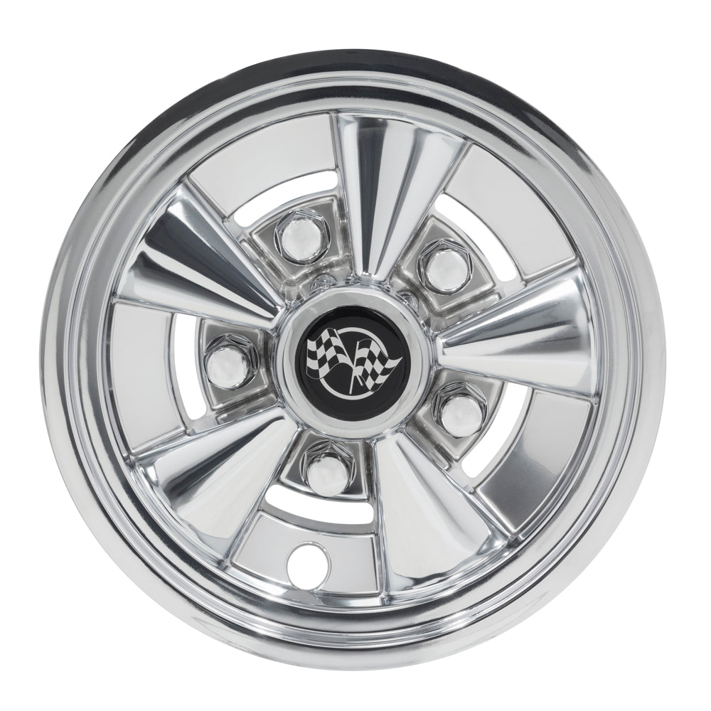 8" Rally Classic Chrome Wheel Cover (Universal Fit)