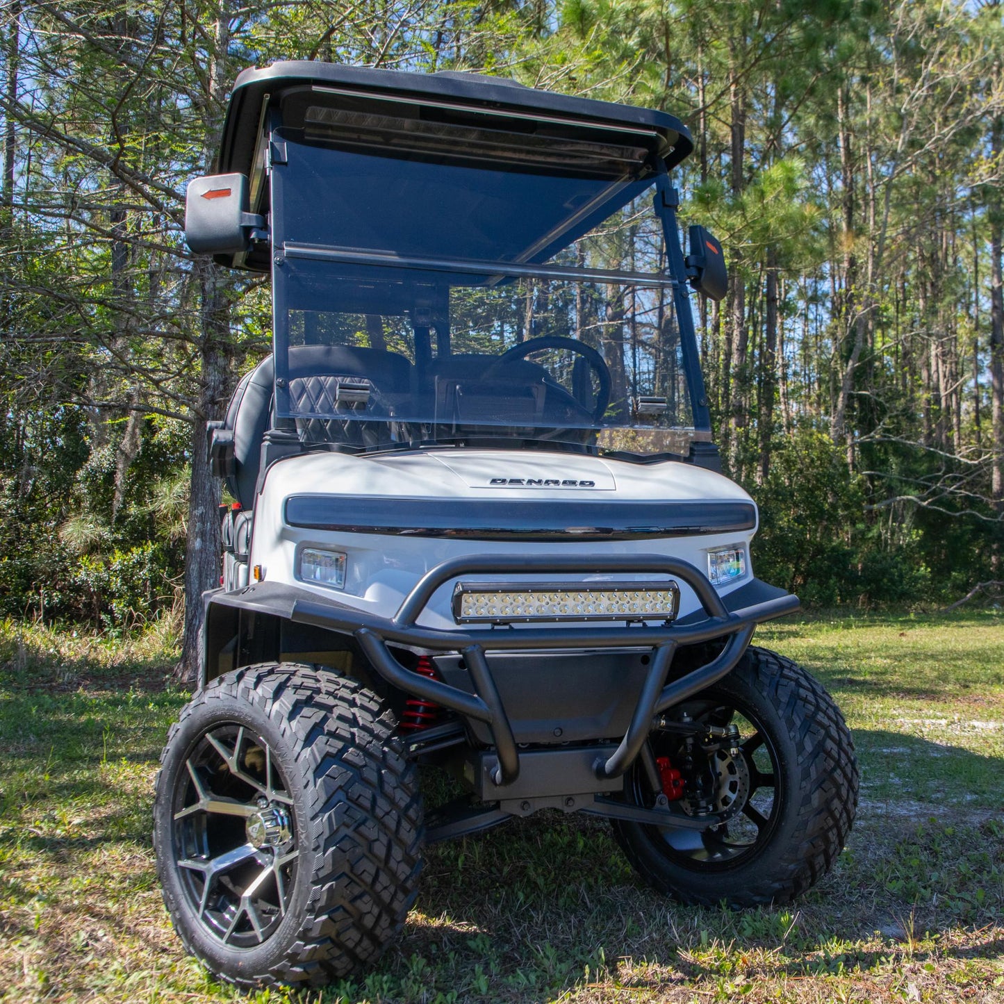 RedDot Denago Rover XL Clear DOT AS4 Folding Windshield | 1/4" Polycarbonate