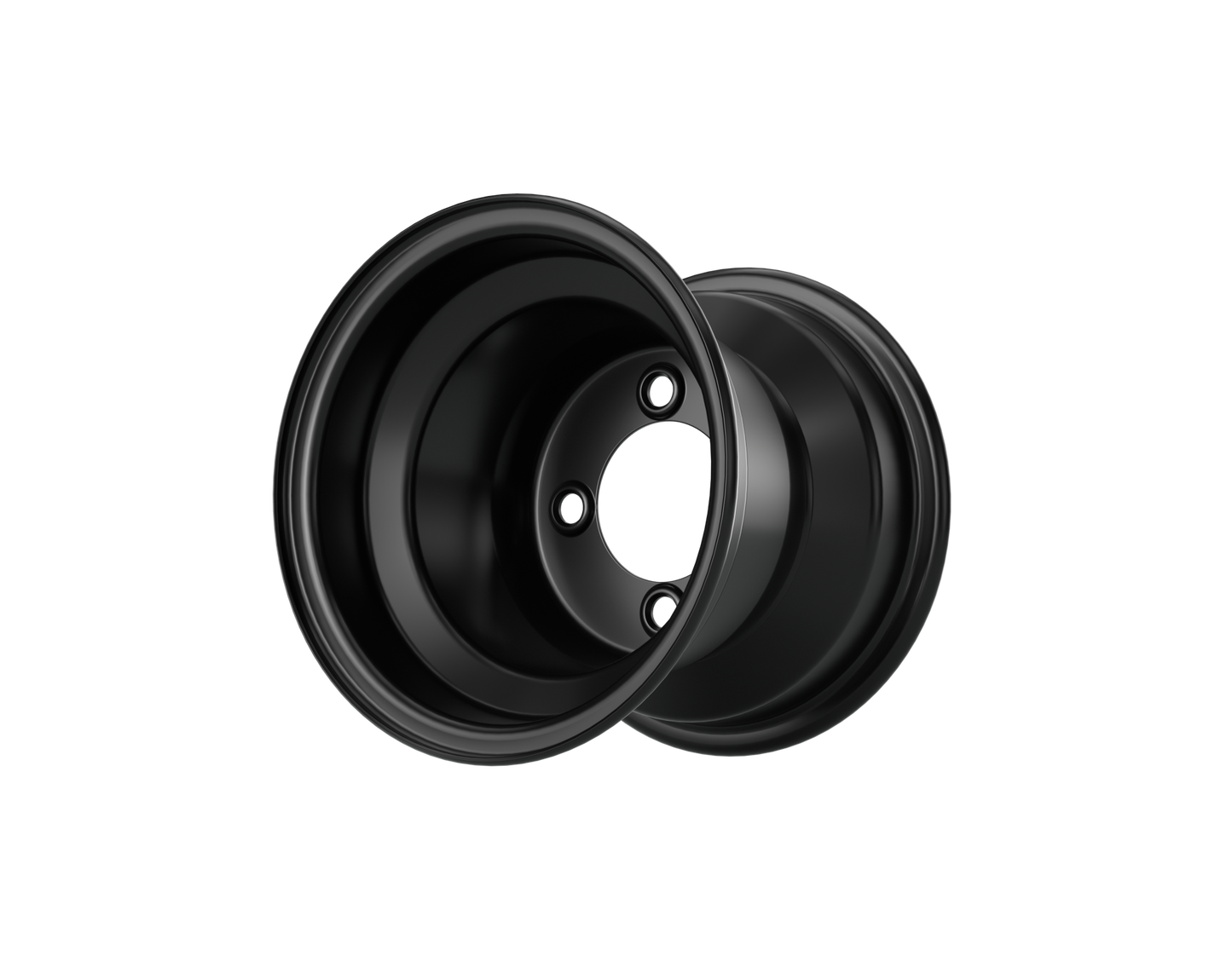 8" GTW Matte Black Steel Wheel (2:5 Offset)