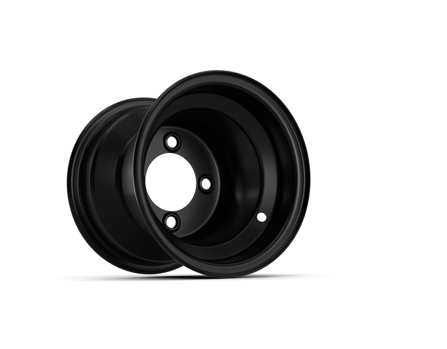 8" GTW Matte Black Steel Wheel (2:5 Offset)