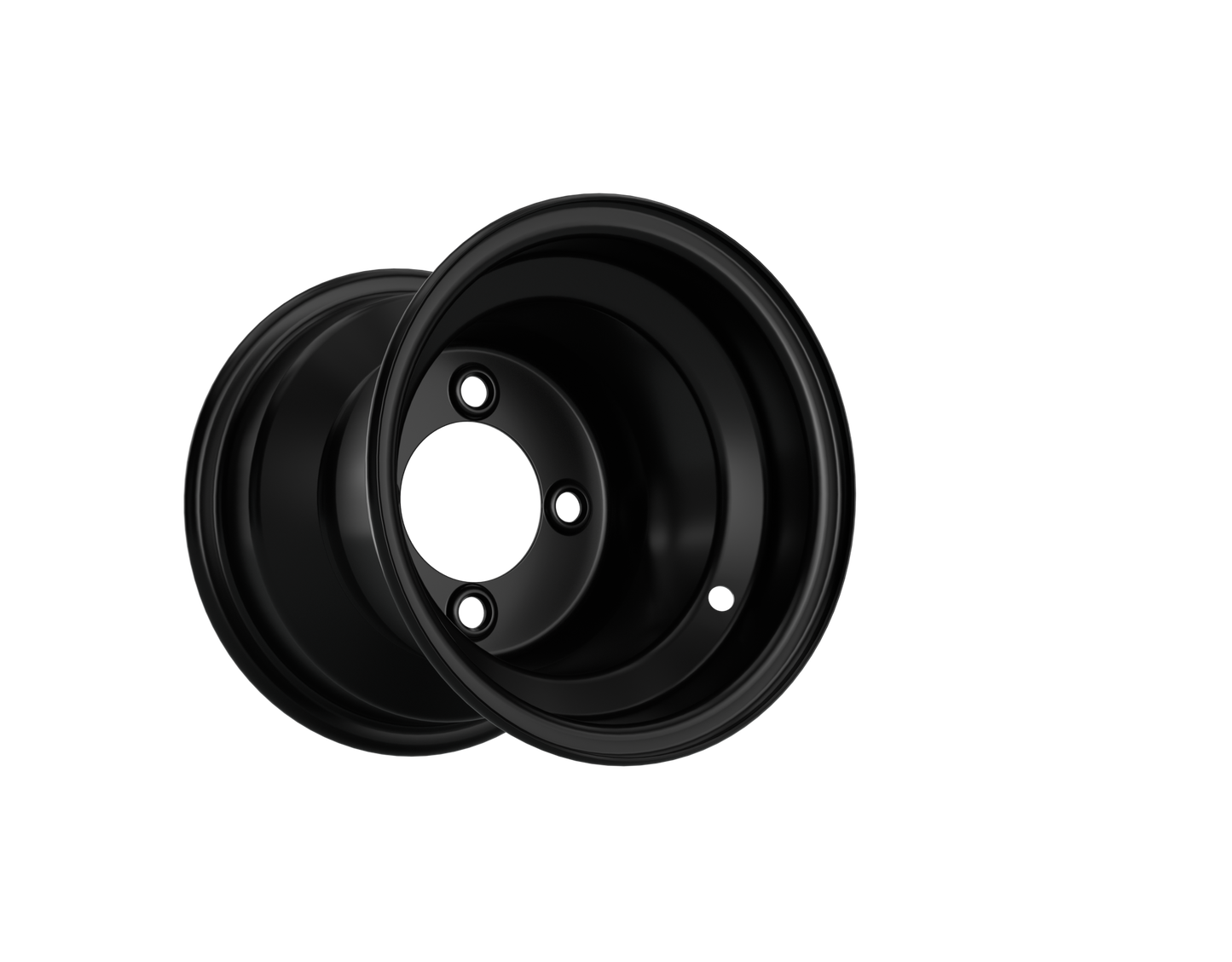 8" GTW Matte Black Steel Wheel (2:5 Offset)