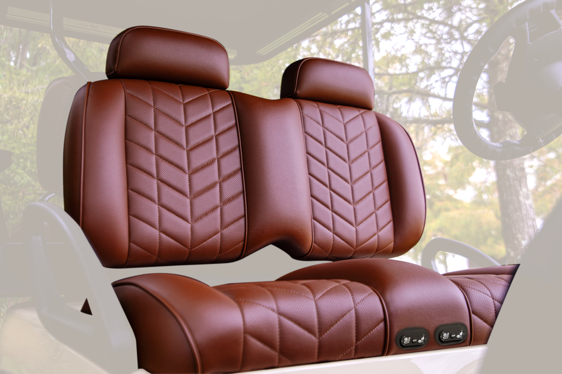 CLUB CAR PRECEDENT ONWARD TEMPO AVIATOR COFFEE THERMAFLEX HEATED COOLED SEAT CUSHIONS