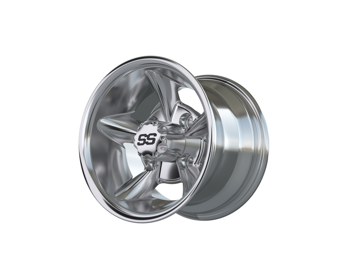 10" GTW Godfather Chrome Wheel