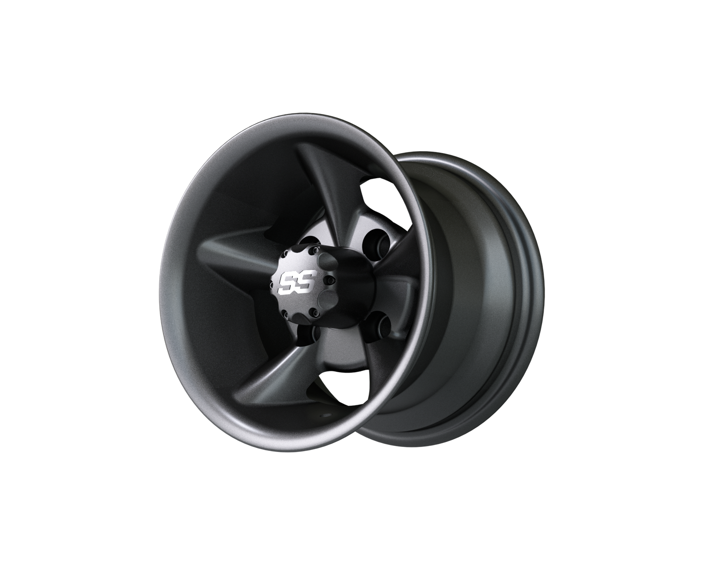 10"GTW Godfather Matte Grey Wheel