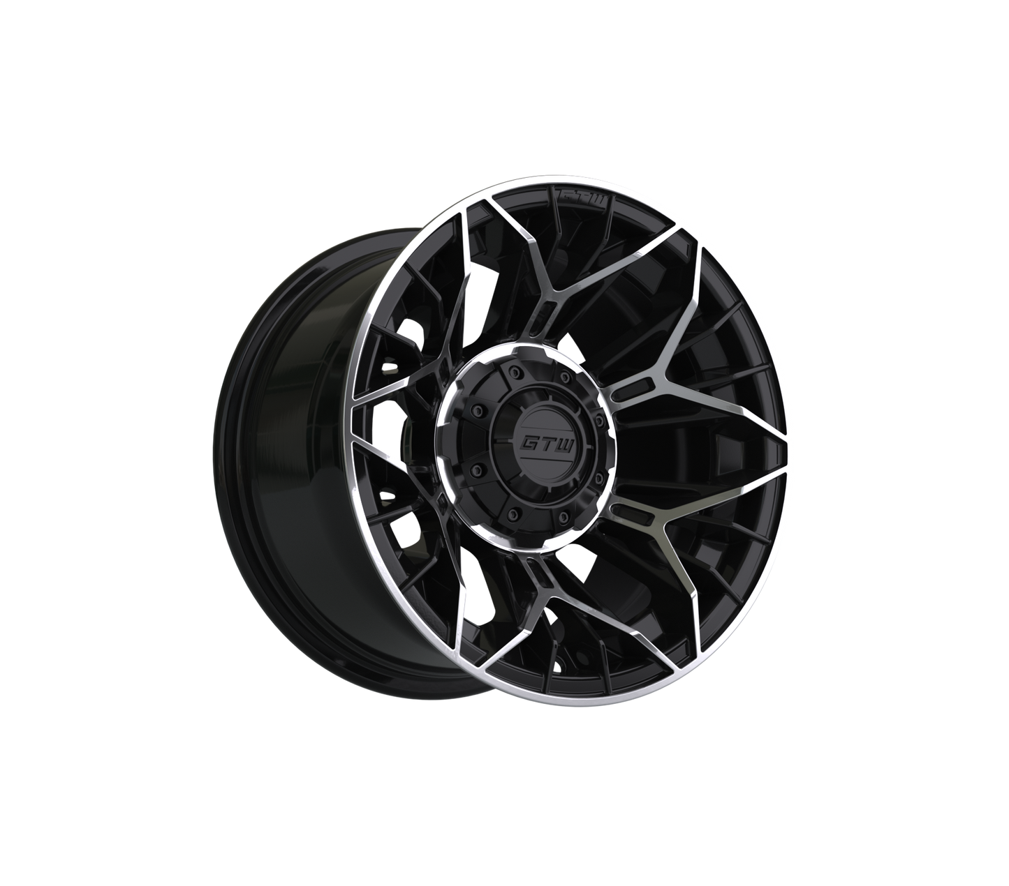 12" GTW Stellar Machined & Black Wheel
