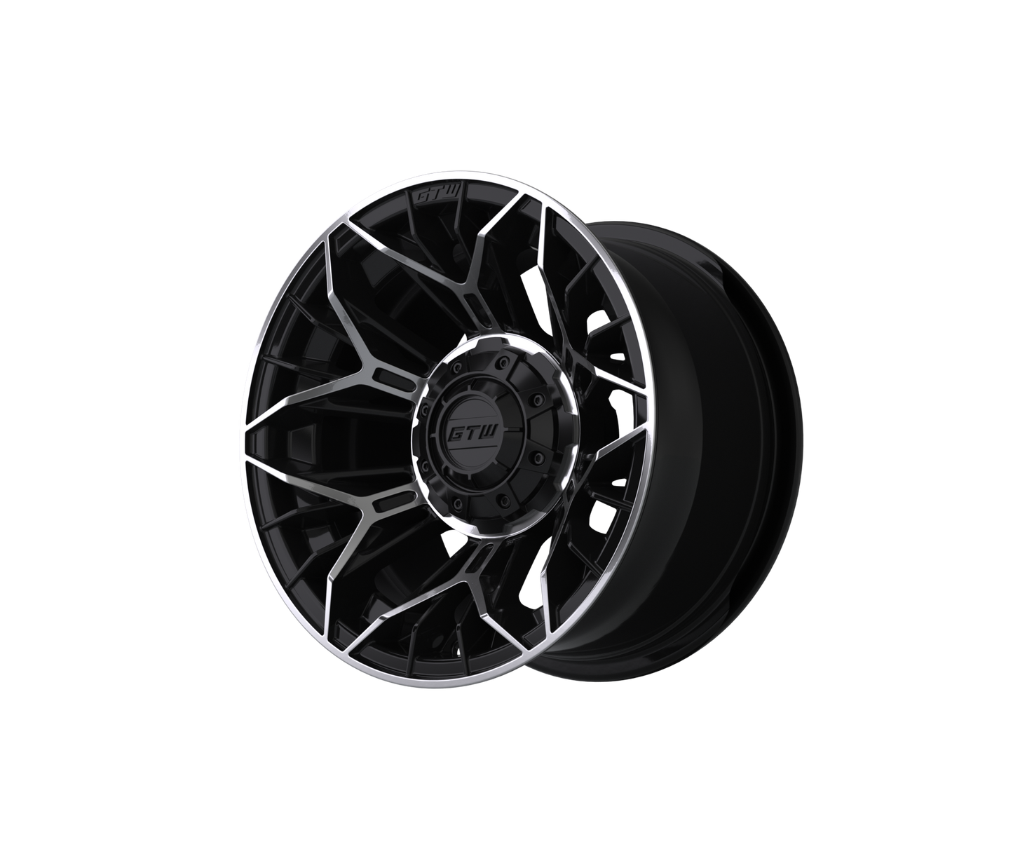 12" GTW Stellar Machined & Black Wheel
