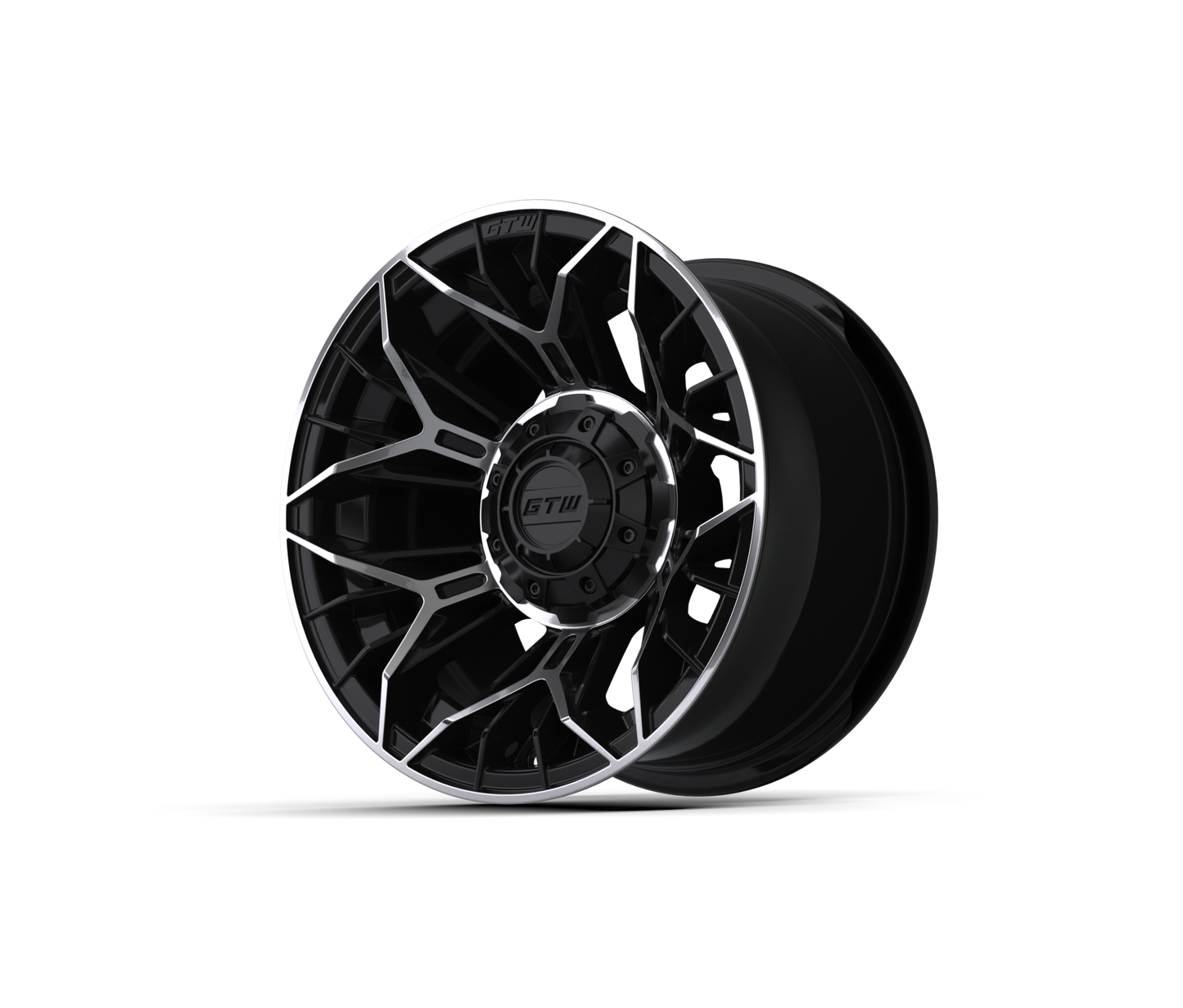 12" GTW Stellar Machined & Black Wheel