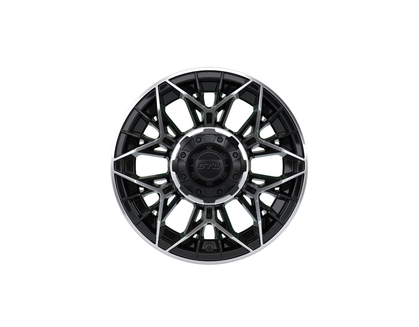 12" GTW Stellar Machined & Black Wheel