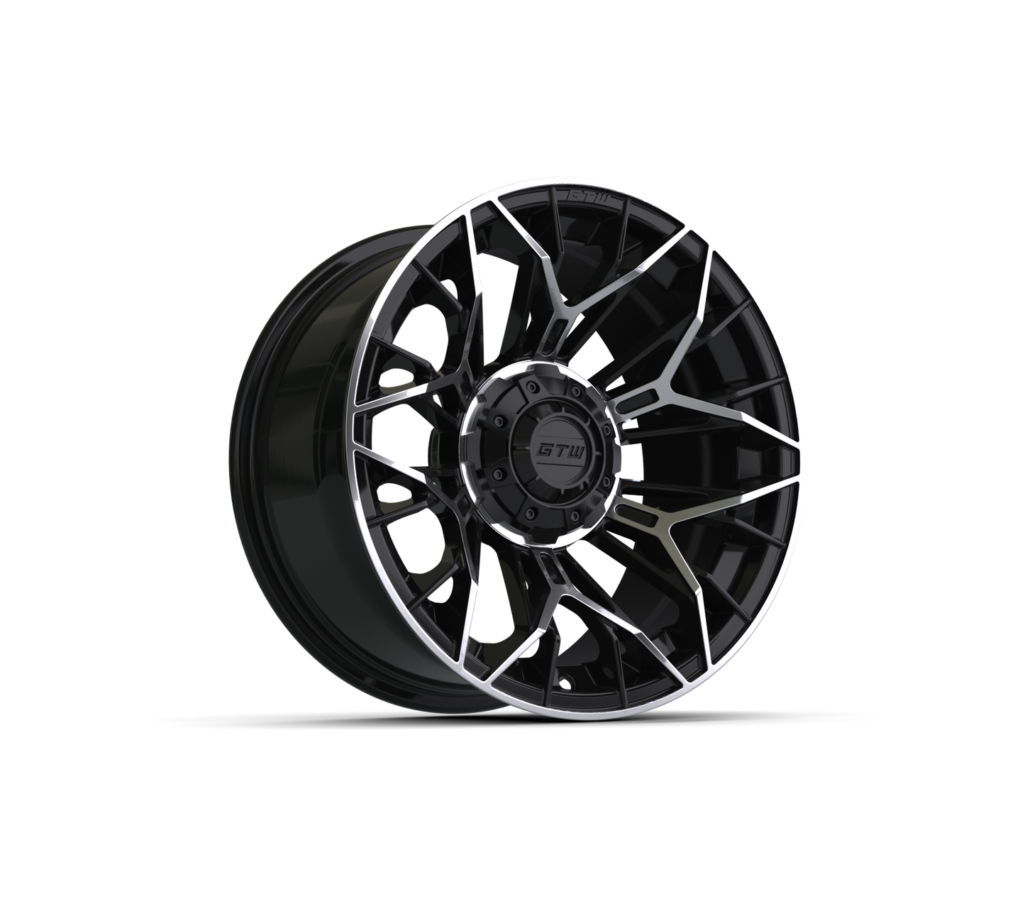 14" GTW Stellar Black with Machined Accents Wheel