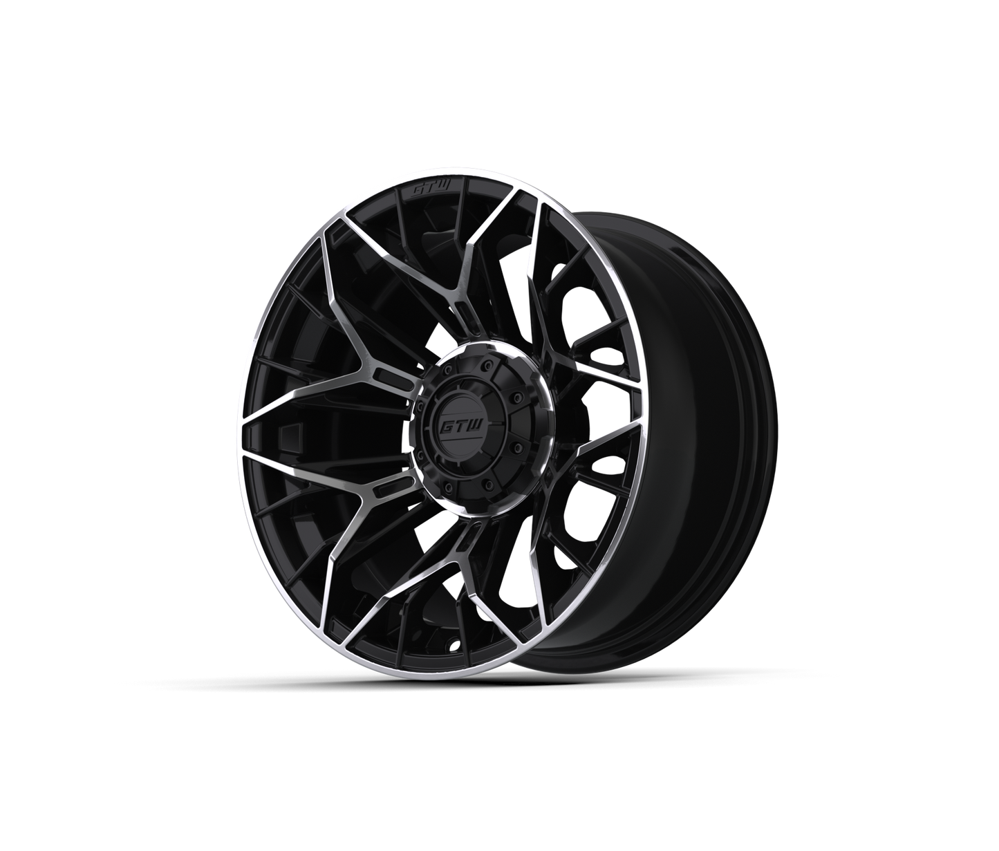 14" GTW Stellar Black with Machined Accents Wheel