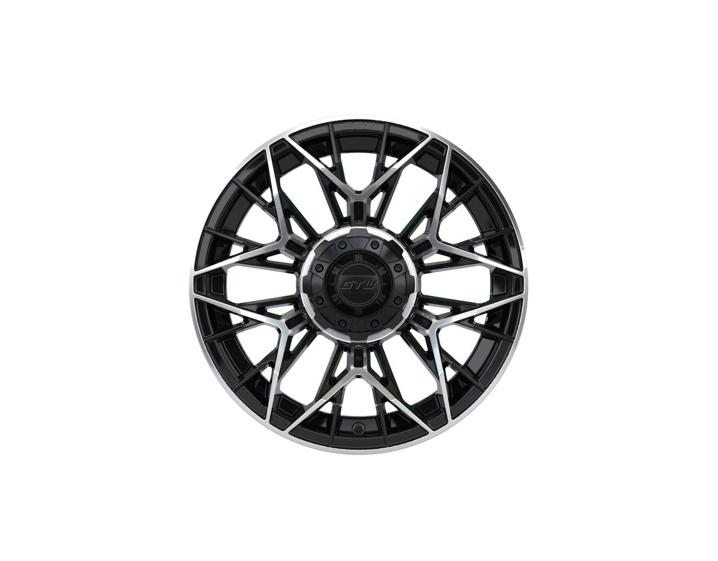 14" GTW Stellar Black with Machined Accents Wheel