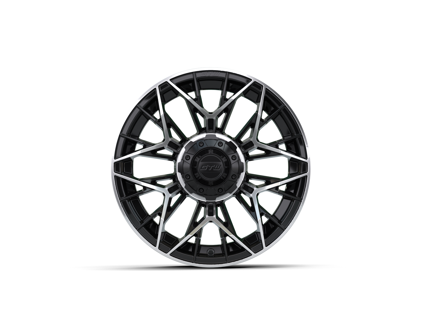 14" GTW Stellar Black with Machined Accents Wheel