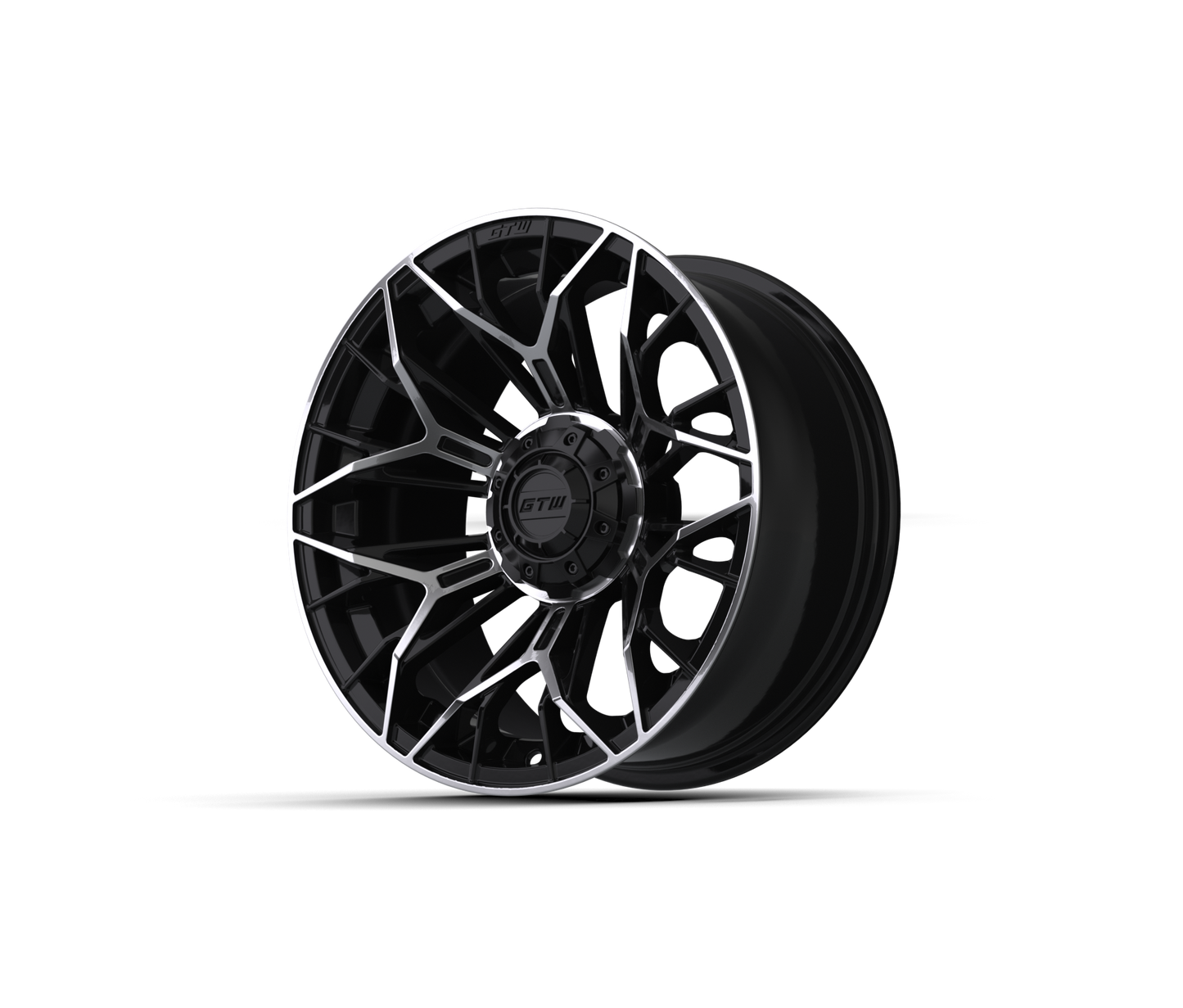15" GTW Stellar Black with Machined Accents Wheel