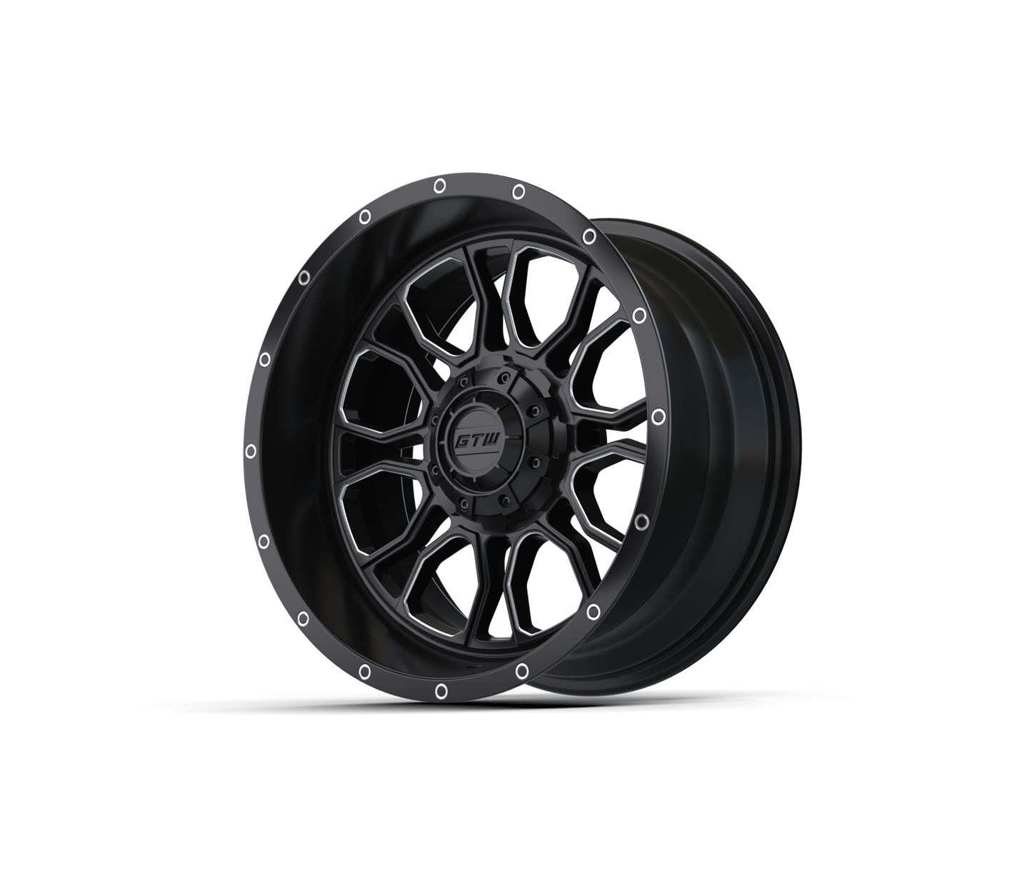 14" GTW Volt Black & Machined Wheel