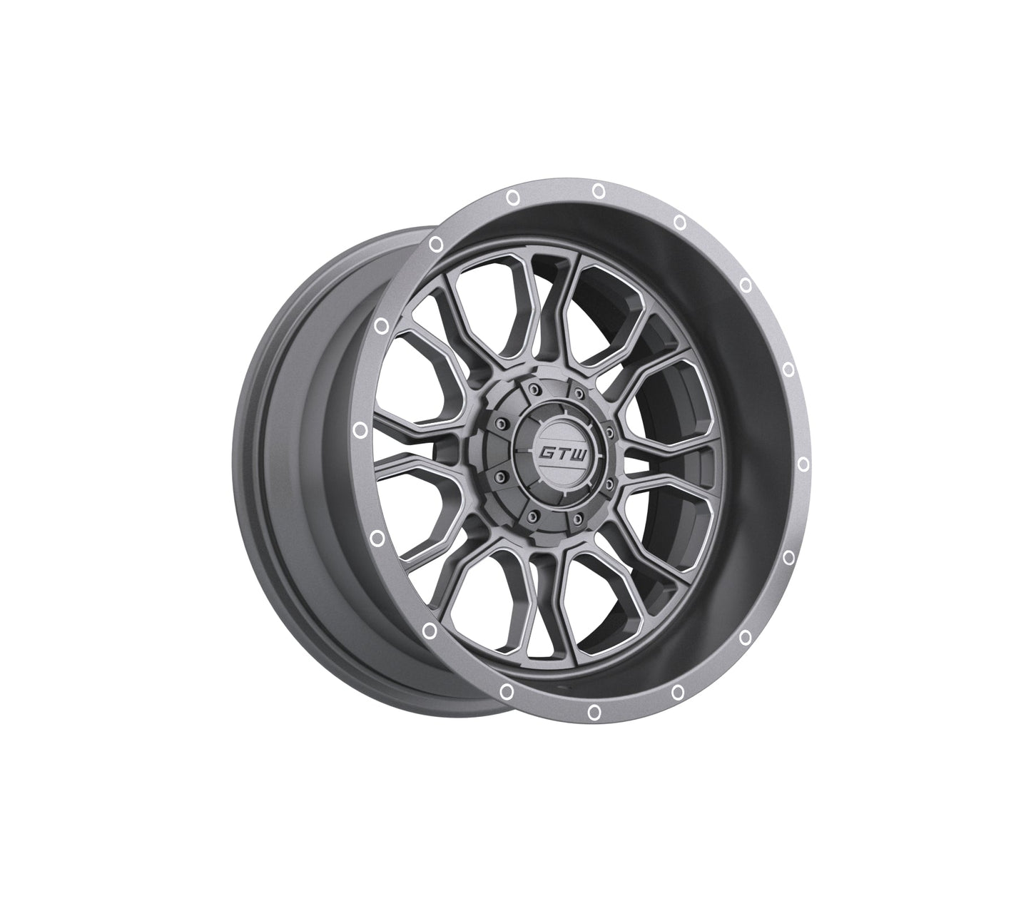 14" GTW Volt Gunmetal with Machined Accents Wheel