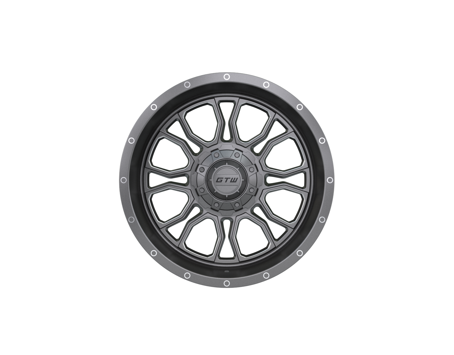 14" GTW Volt Gunmetal with Machined Accents Wheel
