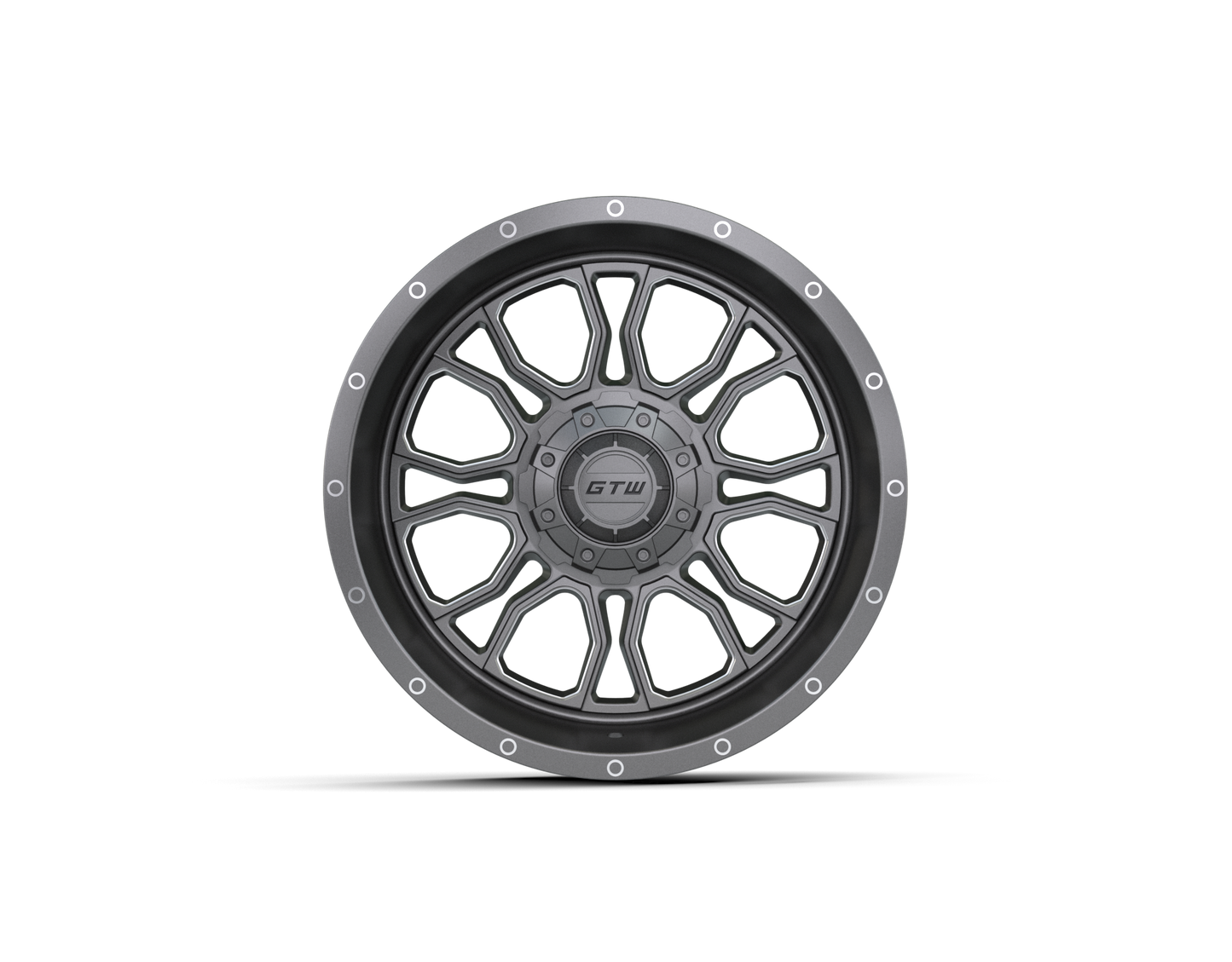14" GTW Volt Gunmetal with Machined Accents Wheel