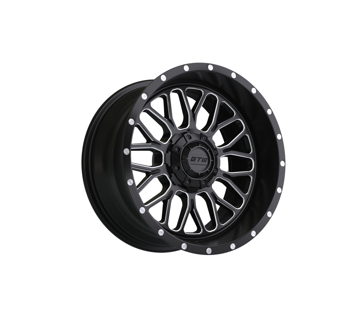 14” GTW Helix Black & Machined Wheel