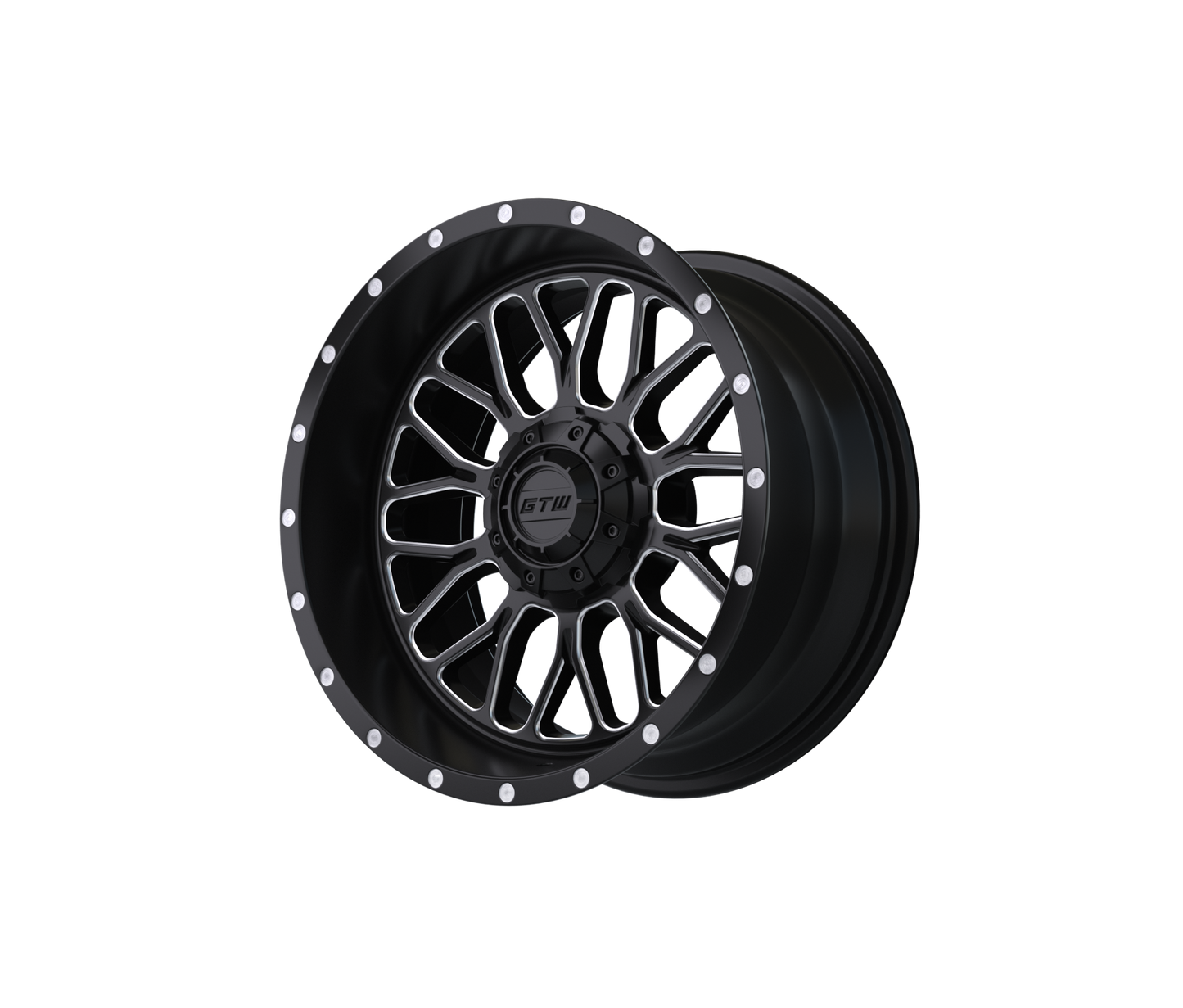 14” GTW Helix Black & Machined Wheel
