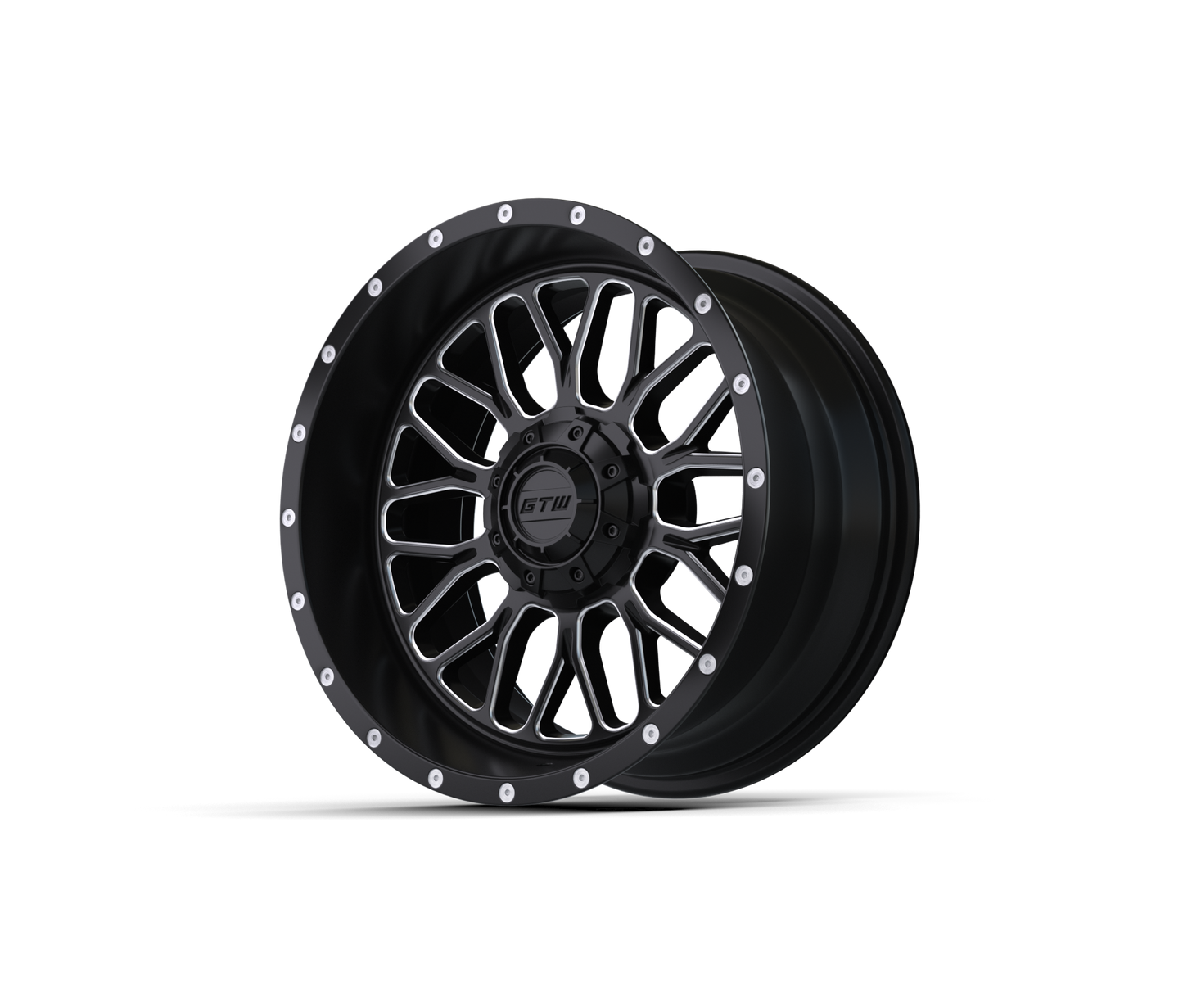 14” GTW Helix Black & Machined Wheel