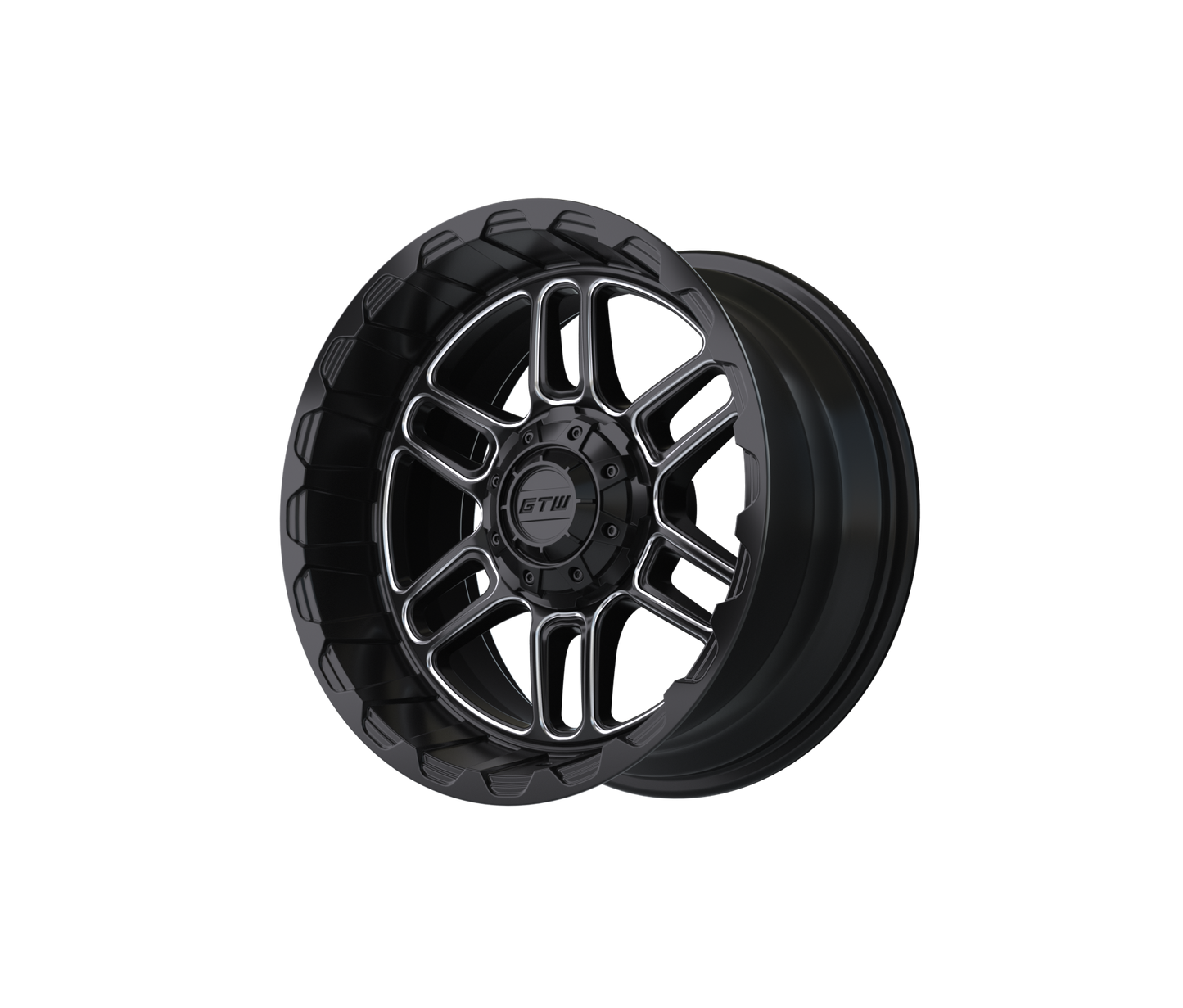 14” GTW Titan Black & Machined Wheel
