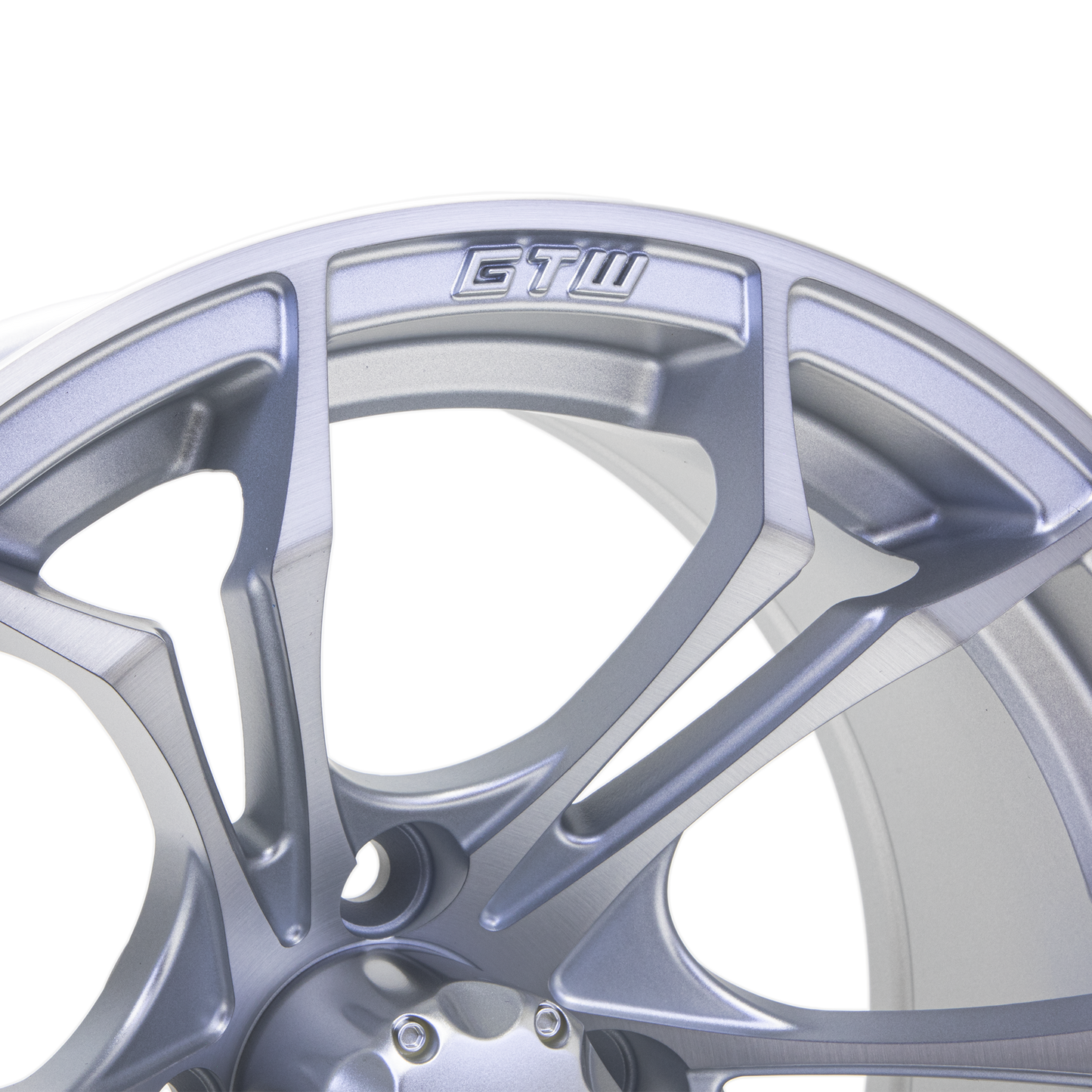 14" GTW Spyder Matte Silver with Machined Accents Wheel