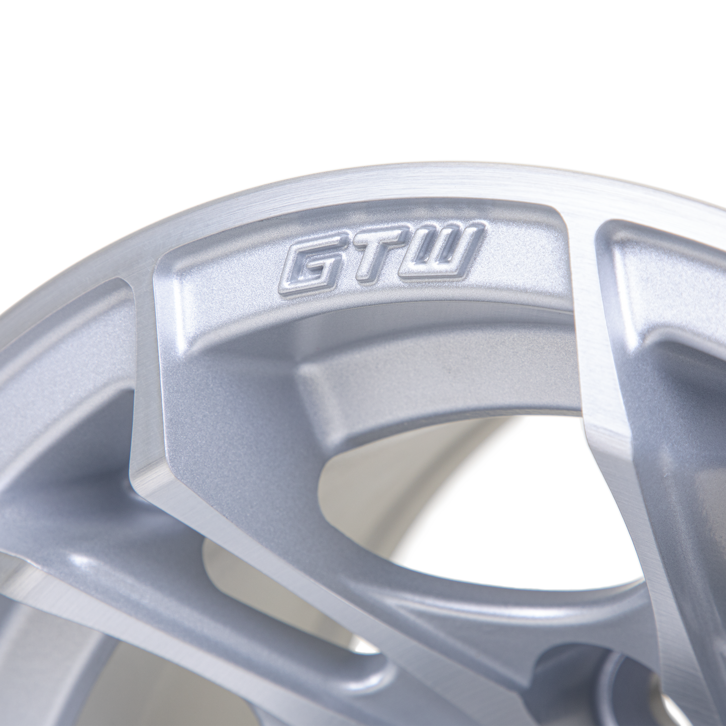 GTW Spyder Silver Brush 10 Inch Wheel