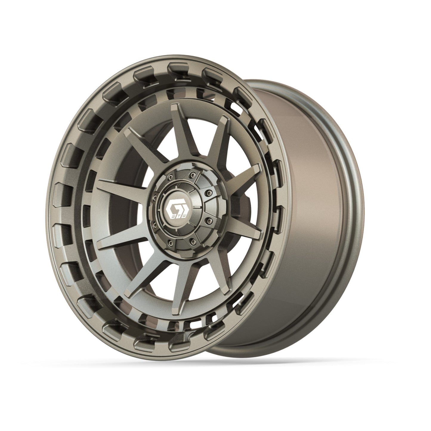 15" GTW Barricade Satin Bronze Wheel