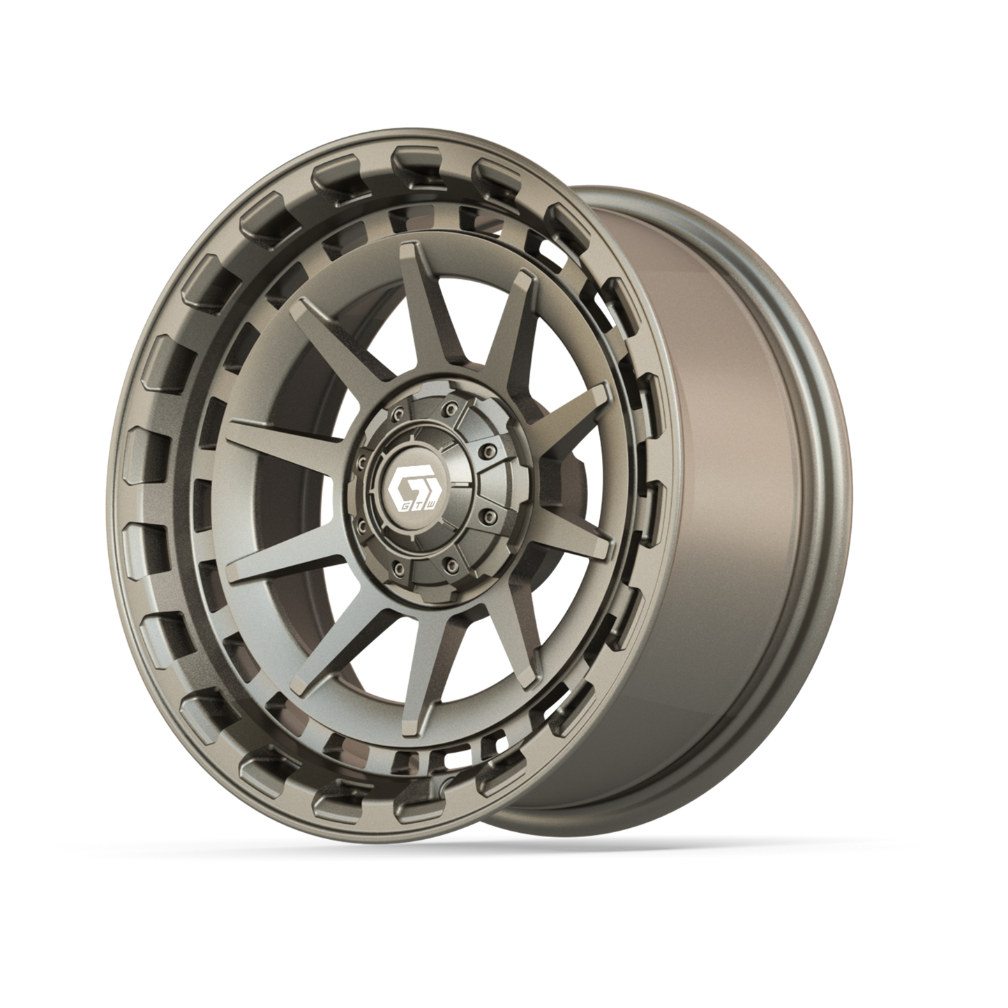 15" GTW Barricade Satin Bronze Wheel
