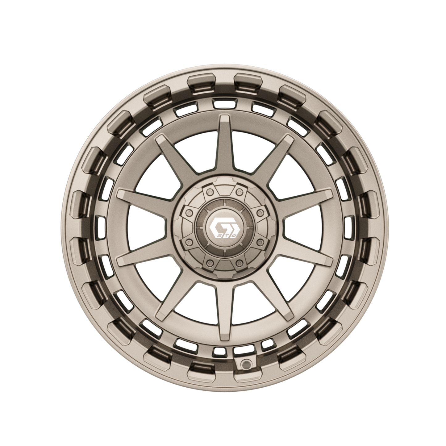 15" GTW Barricade Satin Bronze Wheel