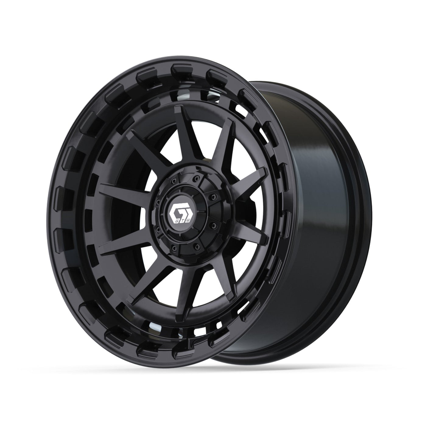 15" GTW Barricade Gloss Black Wheel