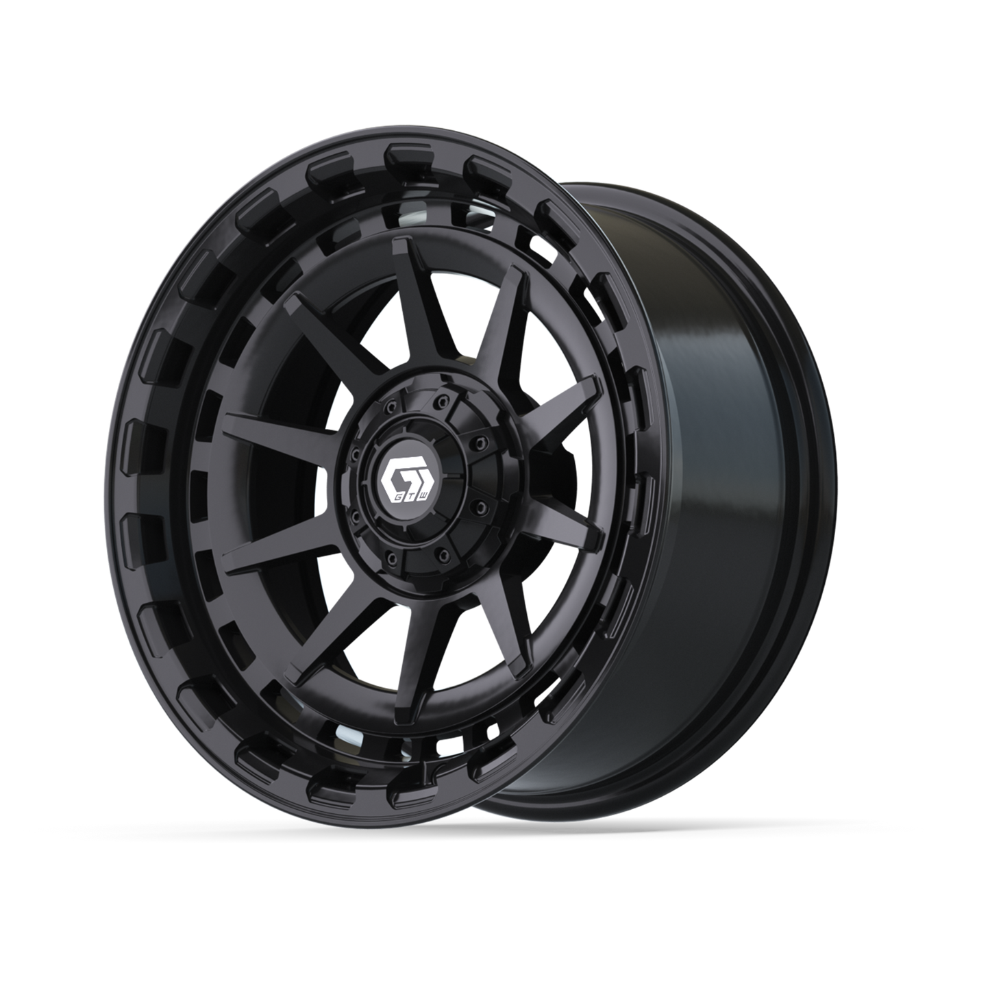 15" GTW Barricade Gloss Black Wheel