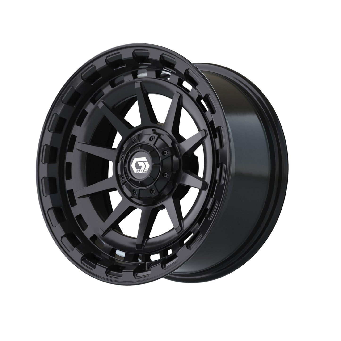 15" GTW Barricade Gloss Black Wheel