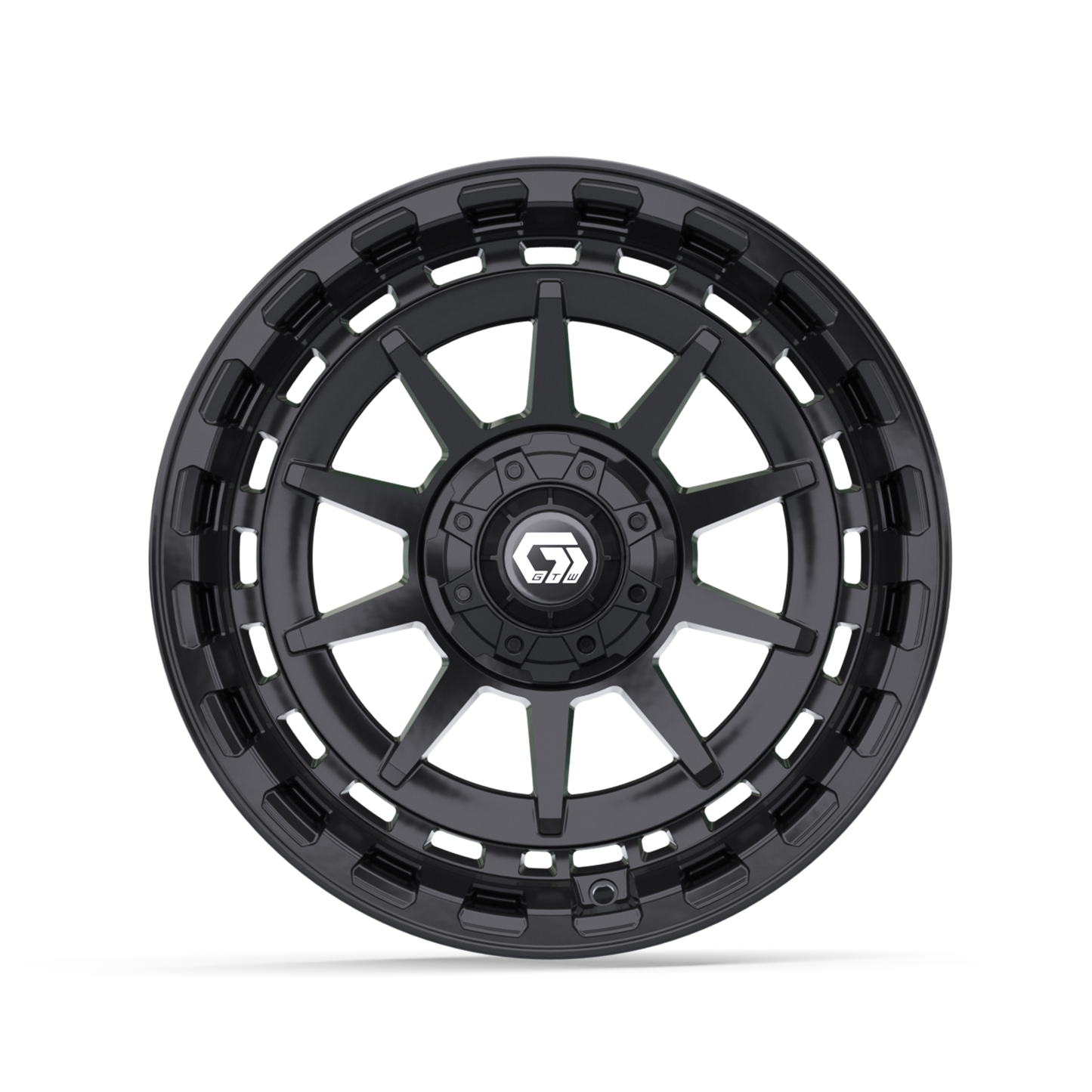 15" GTW Barricade Gloss Black Wheel