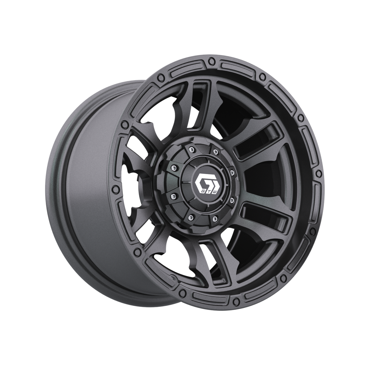 12" GTW Shogun Gloss Gunmetal Wheel