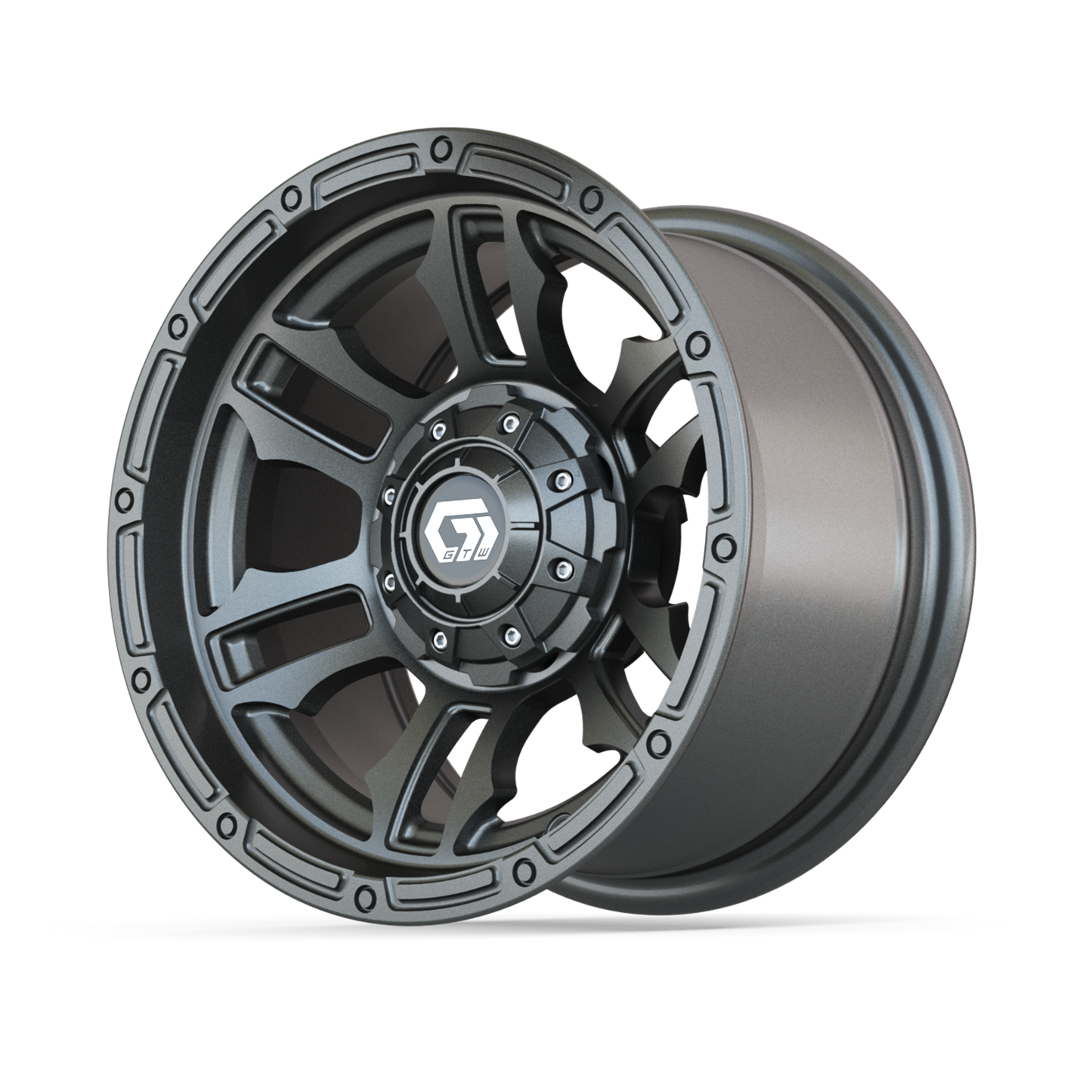 12" GTW Shogun Gloss Gunmetal Wheel