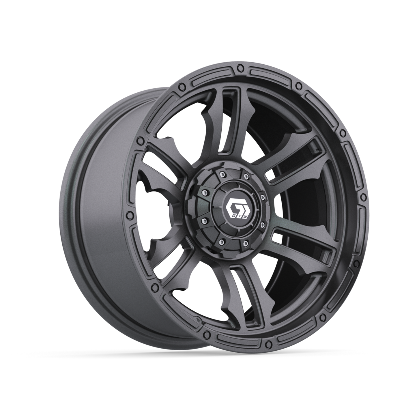 14" GTW Shogun Gloss Gunmetal Wheel