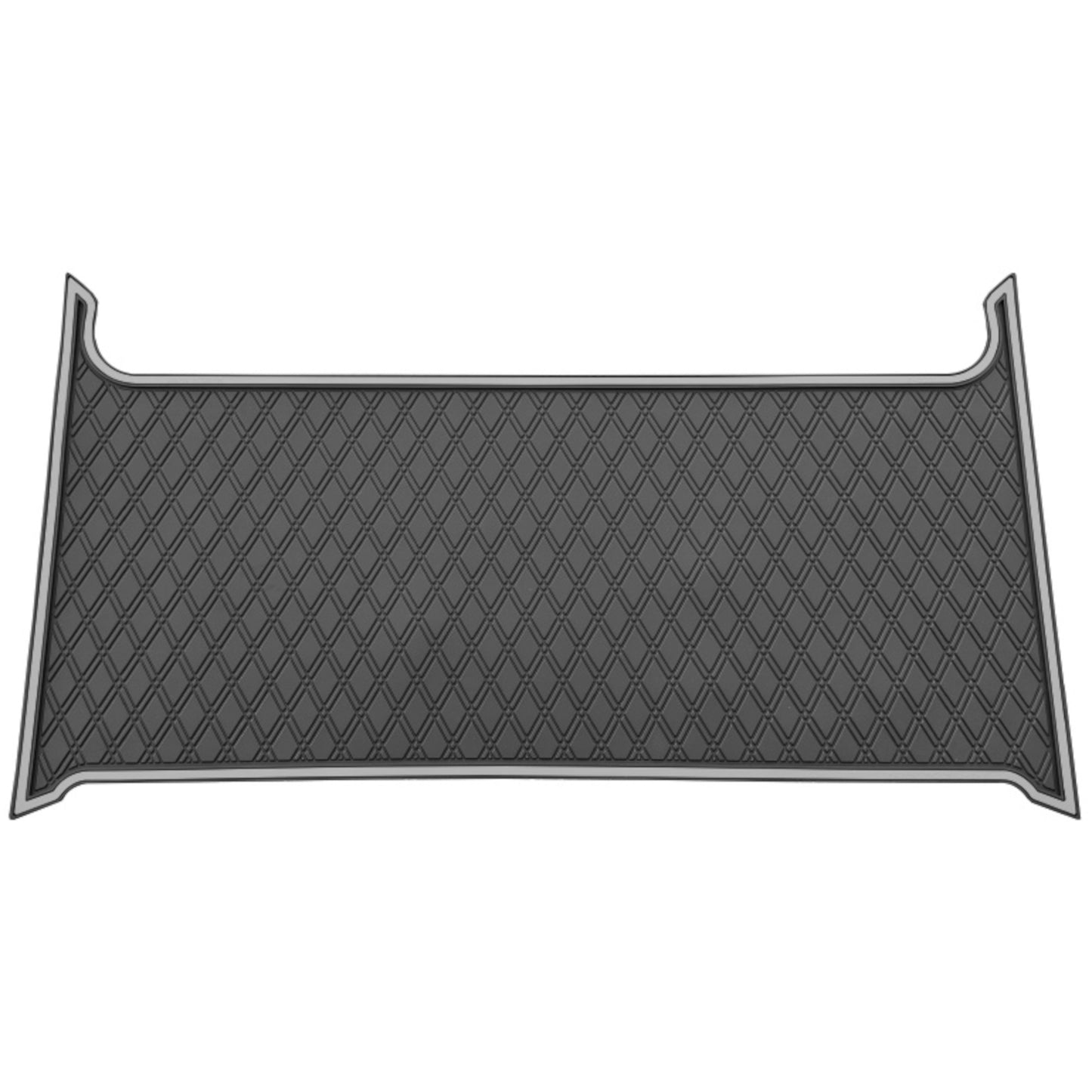 Xtreme Mats Full-Coverage Golf Cart Floor Mat | Denago Rover 4F – Black/Gray 2-Piece Set
