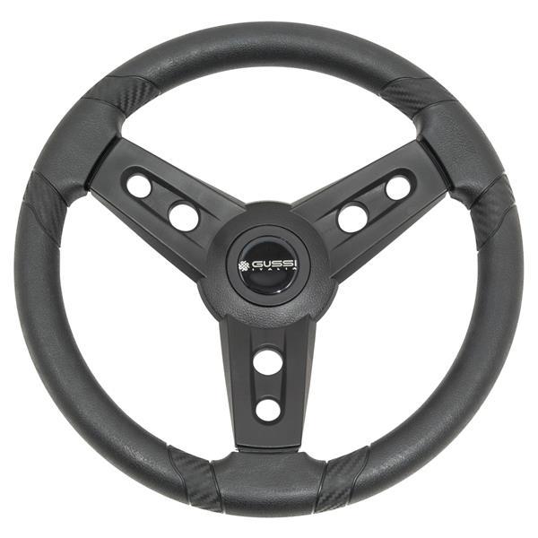 Gussi Italia® Lugana Steering Wheel – Yamaha G16, G19, G20, G21, G22 (1996–2007) Black