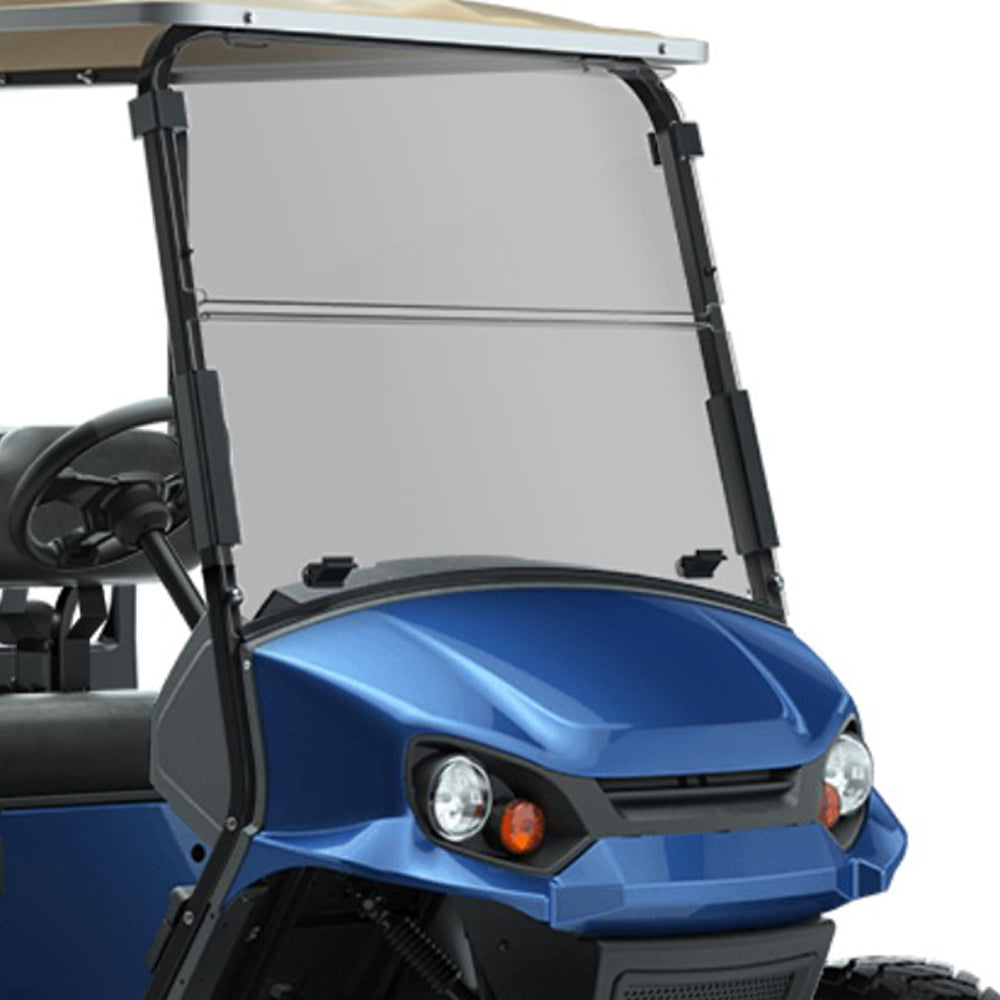 EZGO Express S2/S4/S6/L6 Tinted Fold-Down Windshield | 3/16" Acrylic | 2021.5–Up