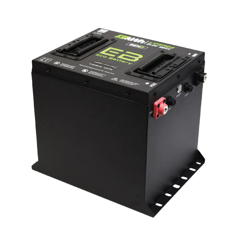 ECO BATTERY 51V 60AH CUBE with Eco Lithium Charger 10 Year Warranty