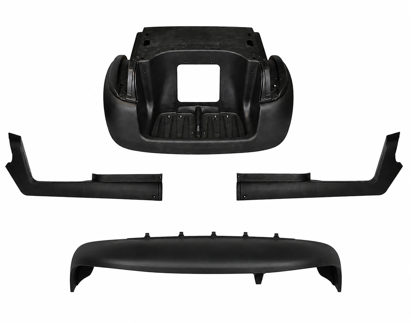 Club Car Precedent Full Plastics Swap Kit | Front Fascia, Rocker Panels & Underbody
