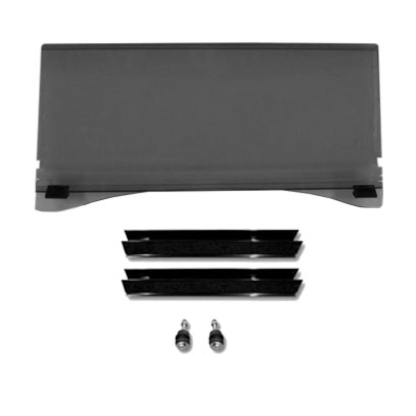 EZGO TXT Freedom / Valor MadJax Tinted Folding Windshield | 3/16" Acrylic | 1" Struts