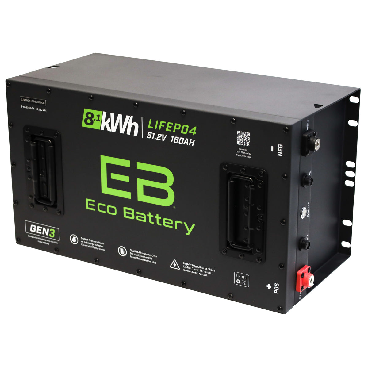 Yamaha G29/Drive 2007-2010 Eco Lithium 51.2V 160Ah GEN3 Battery Bundle 10 year warranty