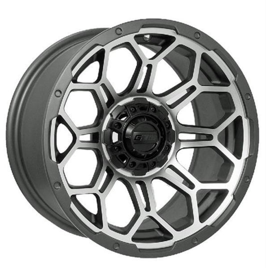 BRAVO WHEEL, 14X7, MATTE GRAY/MACH