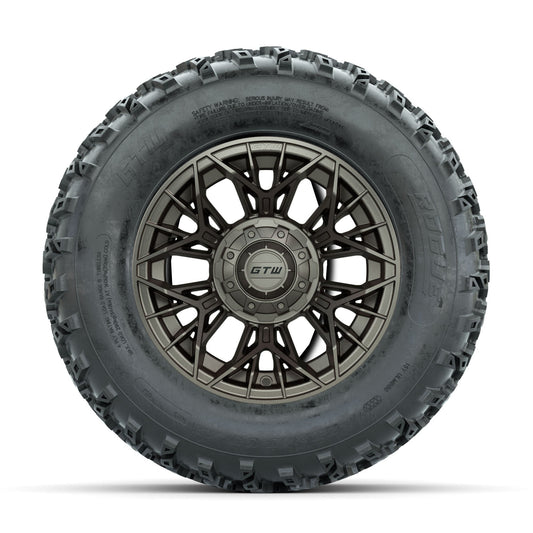 GTW Stellar Matte Bronze 12 in Wheels with 23x10.00-12 Rogue All Terrain Tires Full Set