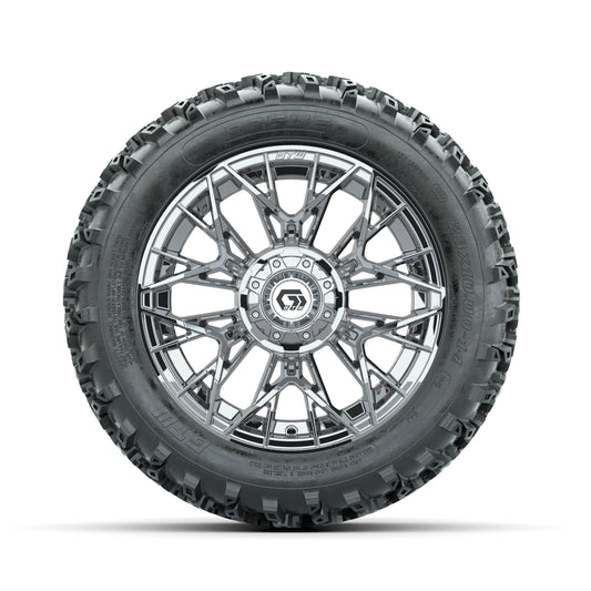 GTW Stellar Chrome 14 in Wheels with 23x10.00-14 Rogue All Terrain Tires Full Set