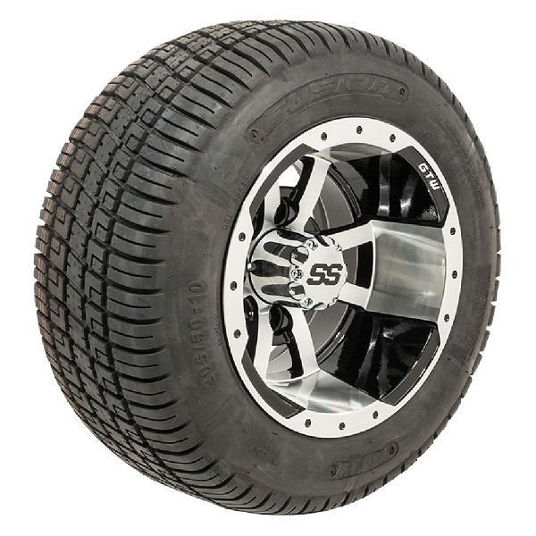 Set of (4) 10" GTW Storm Trooper Wheels on GTW® Fusion Street Tires