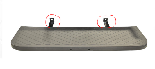 Foot plate brackets for club car precedent