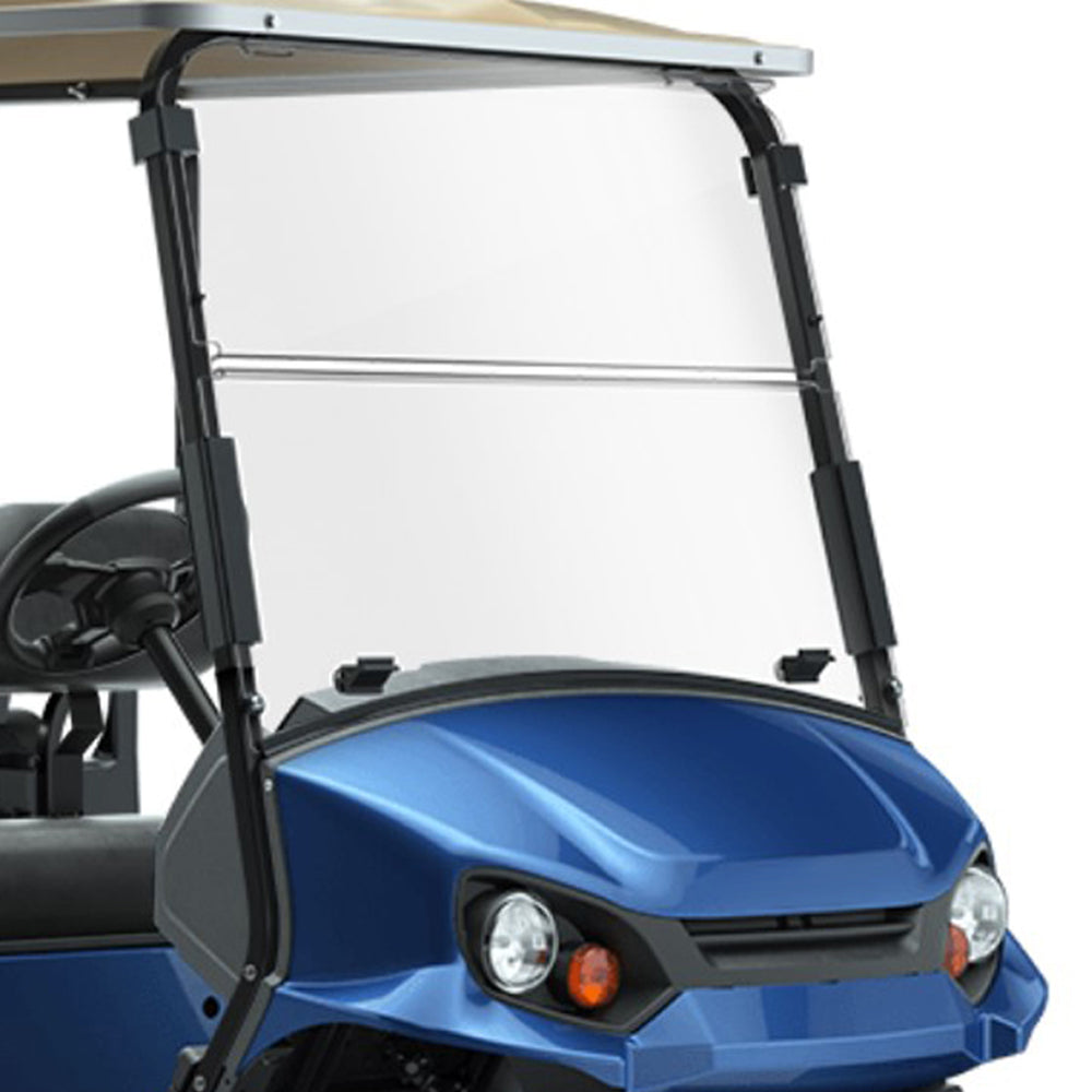 Clear E-Z-GO Express S2/S4/S6/L6 3/16 Fold-Down Windshield (Fits 2021.5-Up)